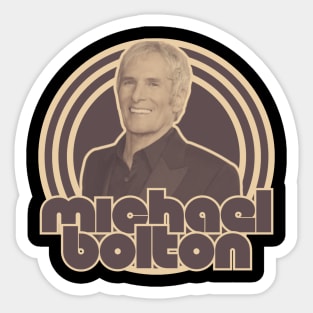 Michael bolton 1980s Sticker